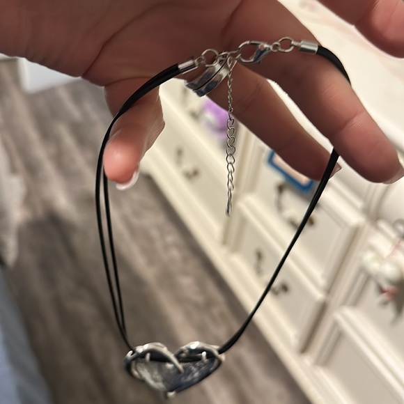 Silver heart necklace - Picture 4 of 4